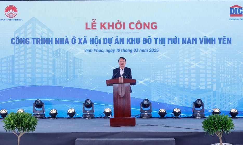 Thủ tướng trong lễ khởi công dự án vào ngày 16/3/2025 mới đây